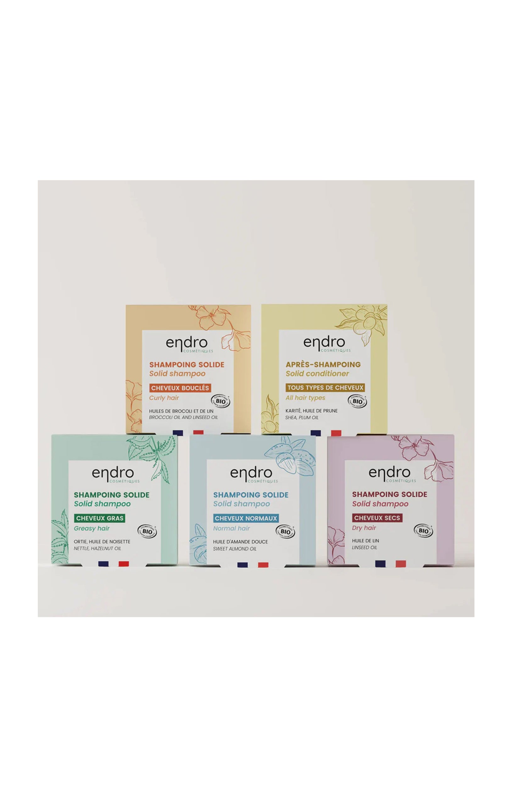 Pack découverte soins capillaires solides - 5 produits