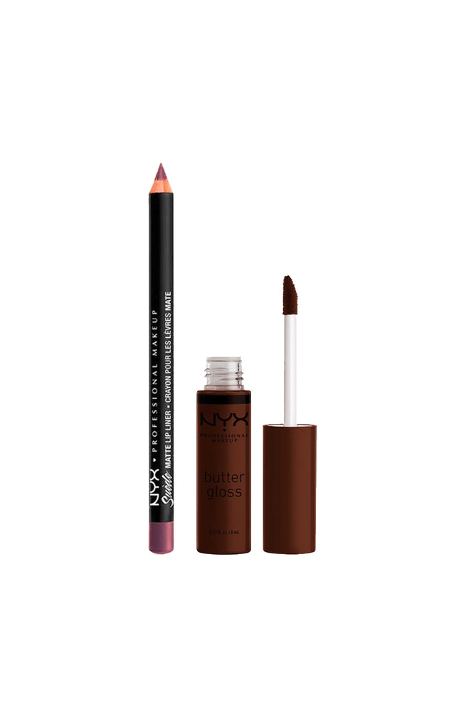 Crayon à lèvres & gloss - Soft Spoken & Lava Cake