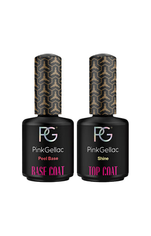 Base peel off & top coat effet lustré - 2 x 15 ml