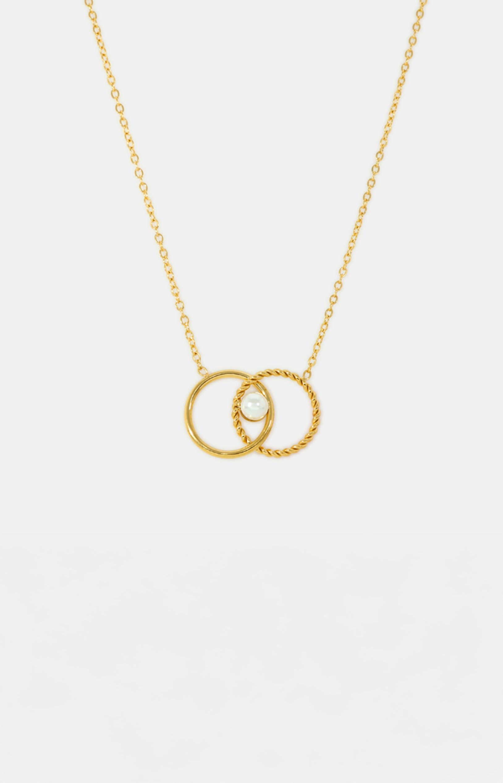 Collier Jenna - Acier inoxydable - Doré