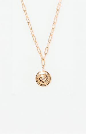 Collier Beatrice - Acier inoxydable - Doré