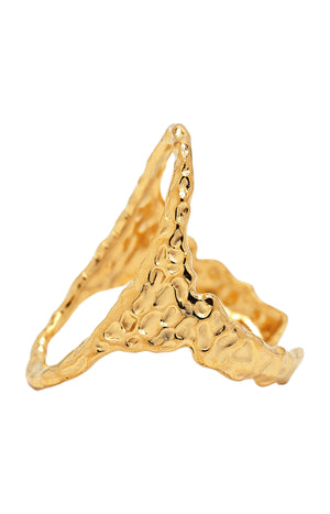 Bague Ajustable Tiffany - Acier inoxydable - Doré