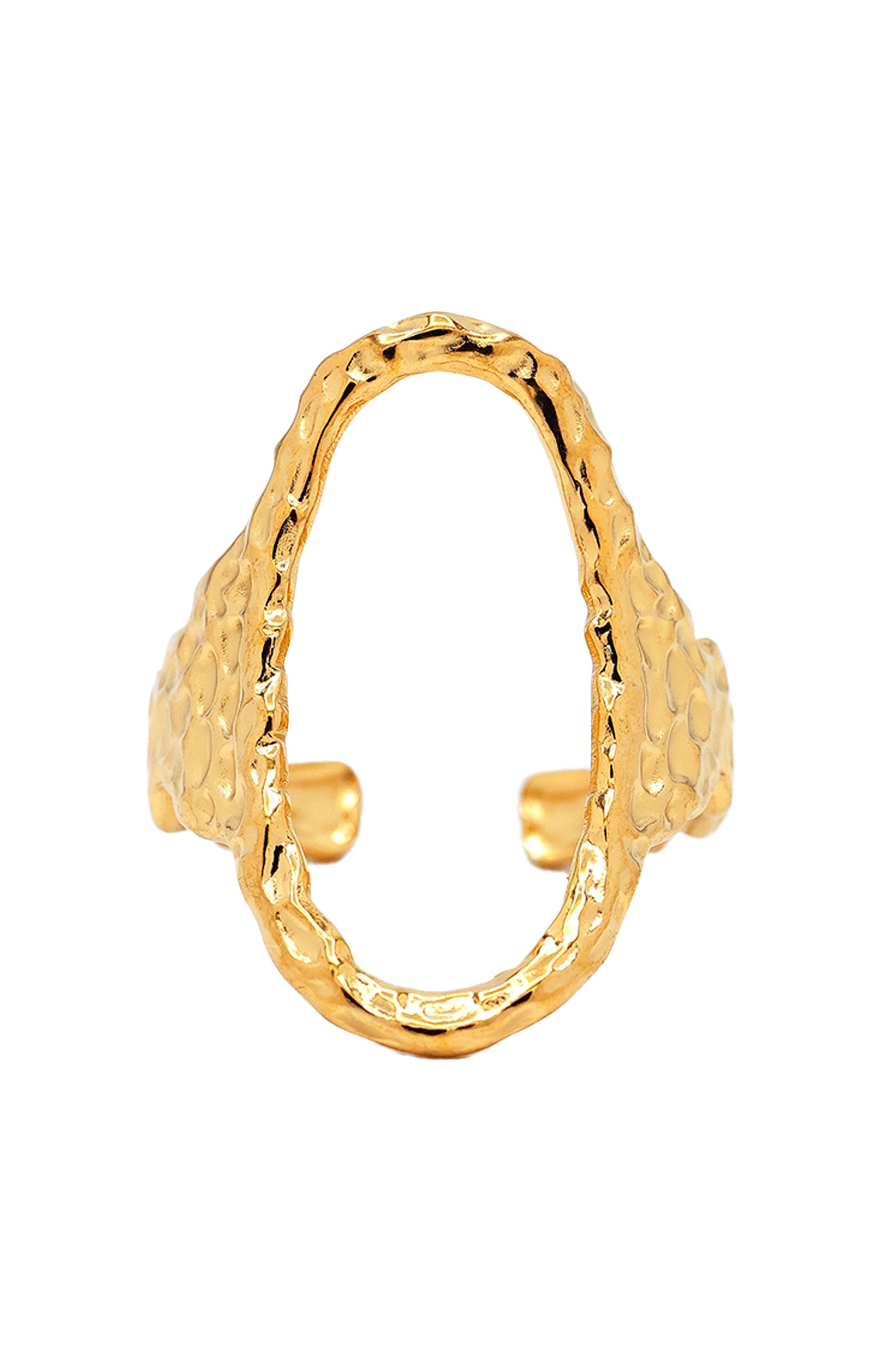 Bague Ajustable Tiffany - Acier inoxydable - Doré