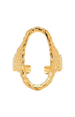 Bague Ajustable Tiffany - Acier inoxydable - Doré