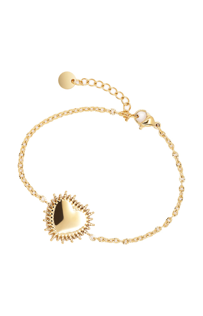 Bracelet Prudence - Acier inoxydable - Doré