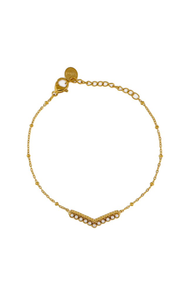 Bracelet Sandra - Acier inoxydable - Doré