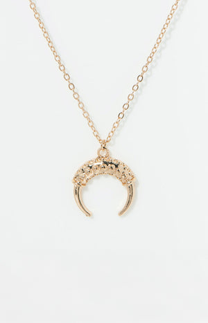 Collier Angela - Acier inoxydable - Doré