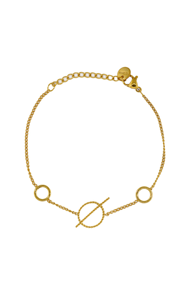 Bracelet Salomé - Acier inoxydable - Doré