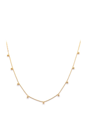 Collier Giulia - Acier inoxydable - Doré