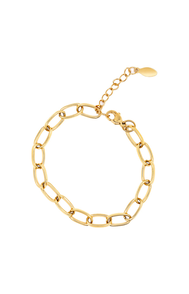 Bracelet Lilia - Acier inoxydable - Doré