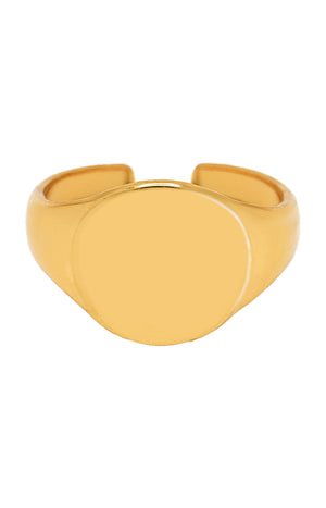 Bague Ajustable Suzette - Acier inoxydable - Doré