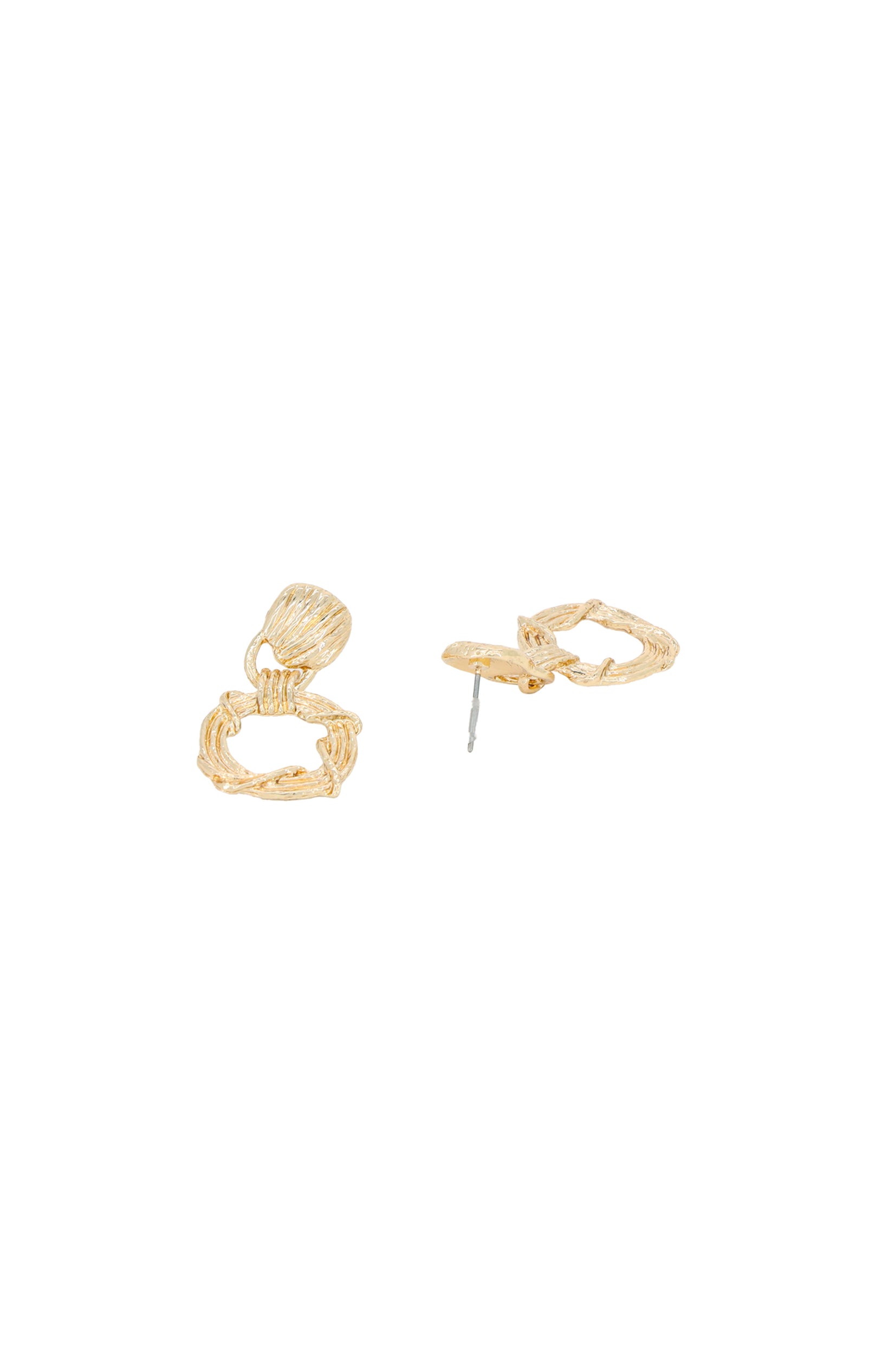 Boucles d'Oreilles Carmen - Acier inoxydable - Doré