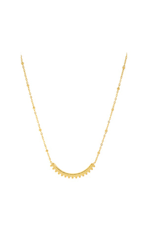 Collier Irène - Acier inoxydable - Doré