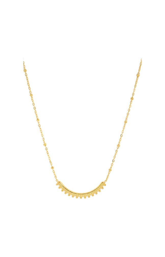 Collier Irène - Acier inoxydable - Doré
