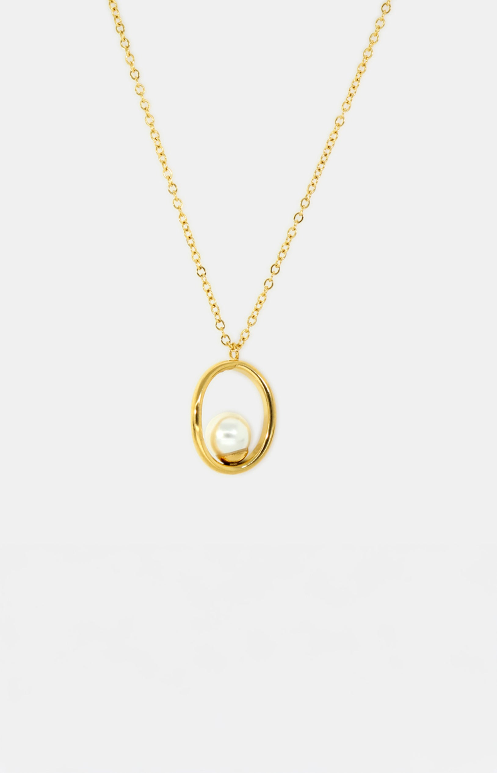 Collier Jennifer - Acier inoxydable - Doré