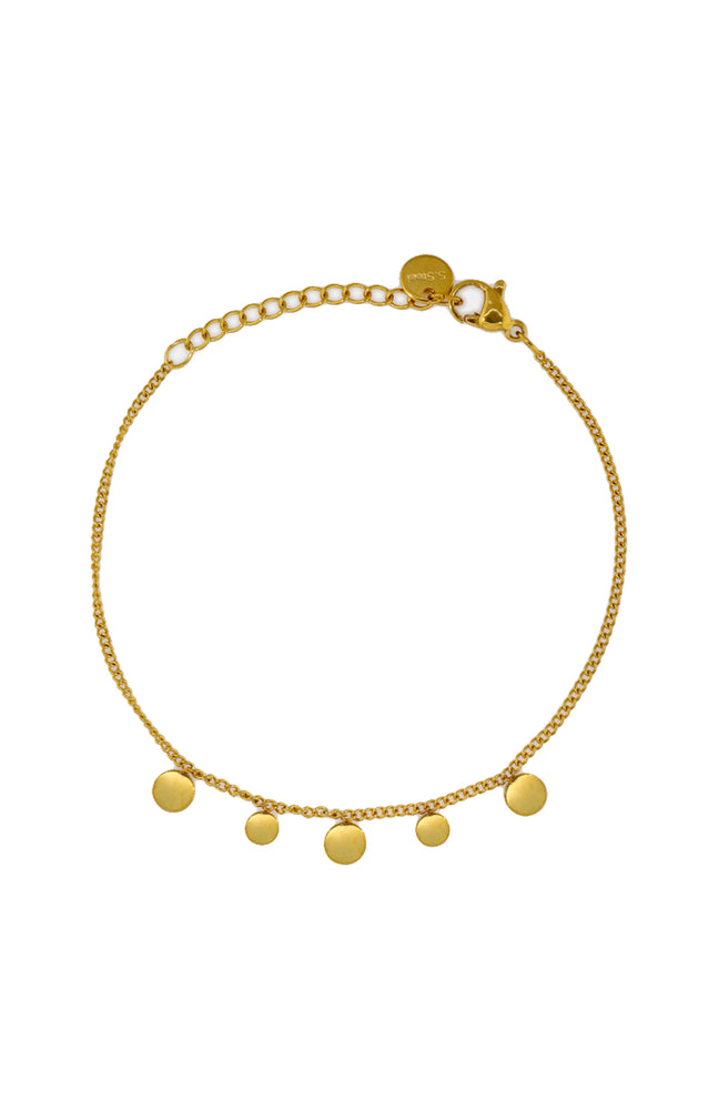 Bracelet Sabine - Acier inoxydable - Doré