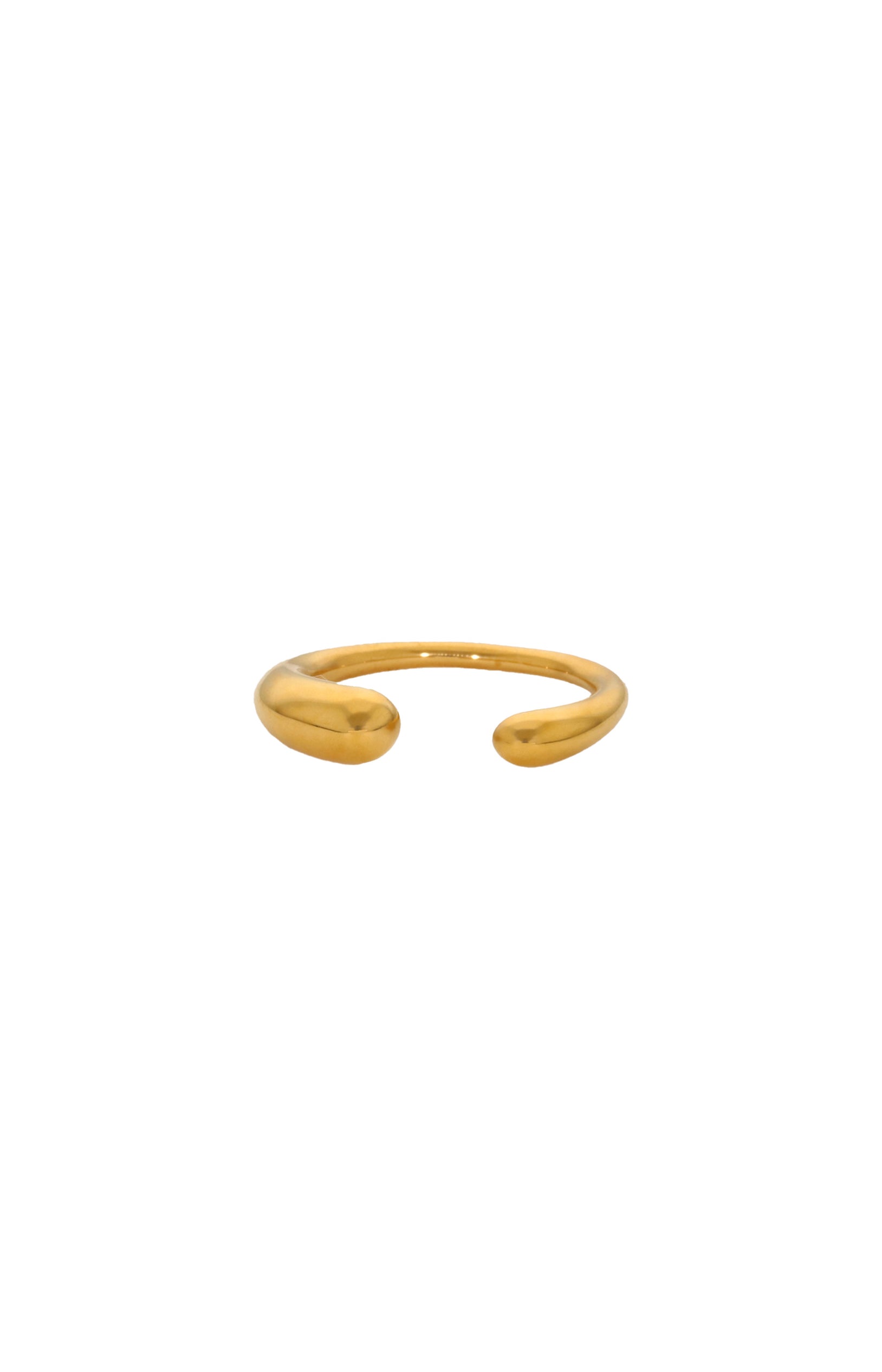 Bague Ajustable Hortense - Acier inoxydable - Doré