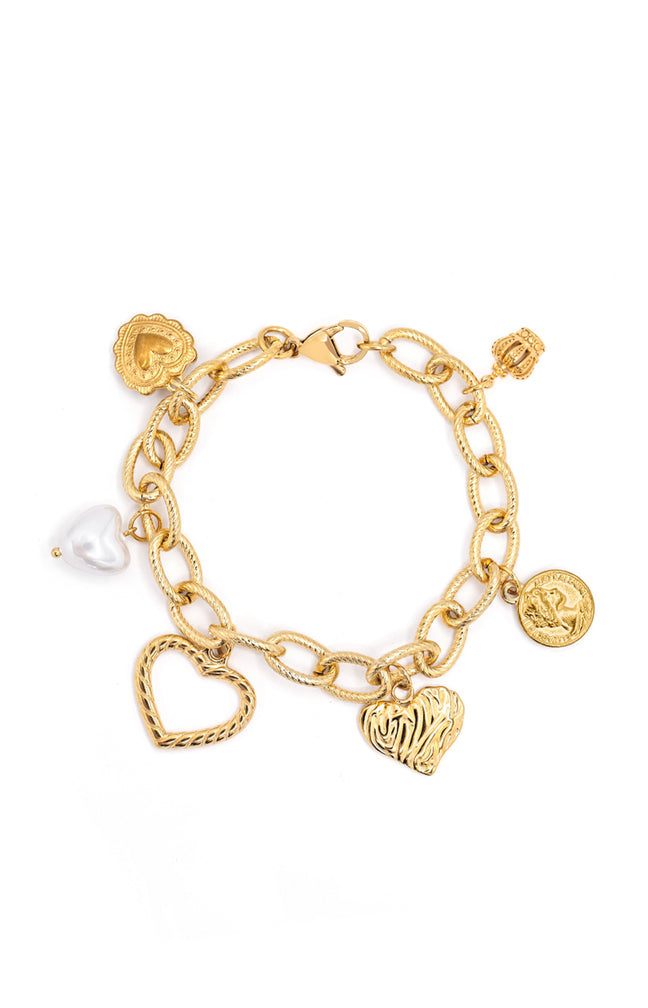 Bracelet Haby - Acier inoxydable - Doré