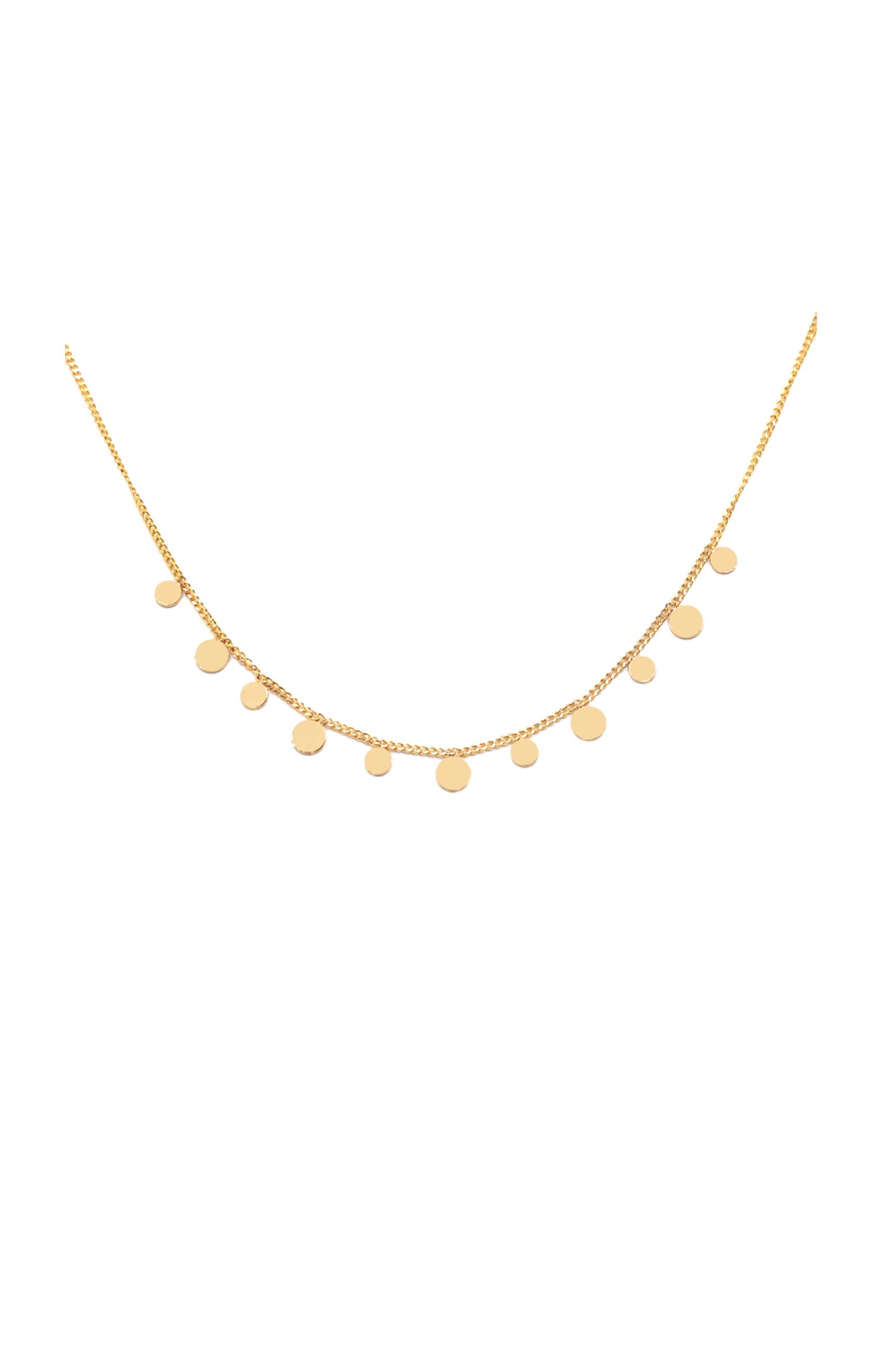 Collier Karine - Acier inoxydable - Doré