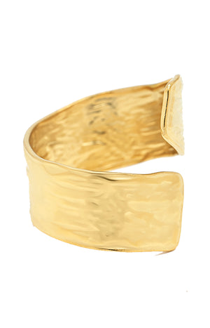 Bague Ajustable Susanne - Acier inoxydable - Doré