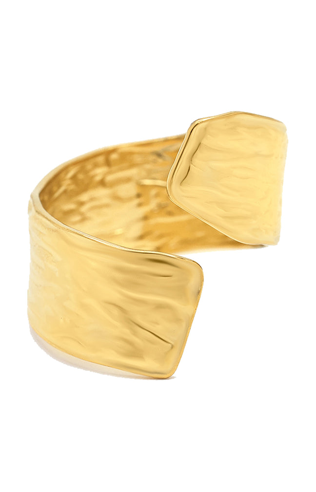 Bague Ajustable Susanne - Acier inoxydable - Doré