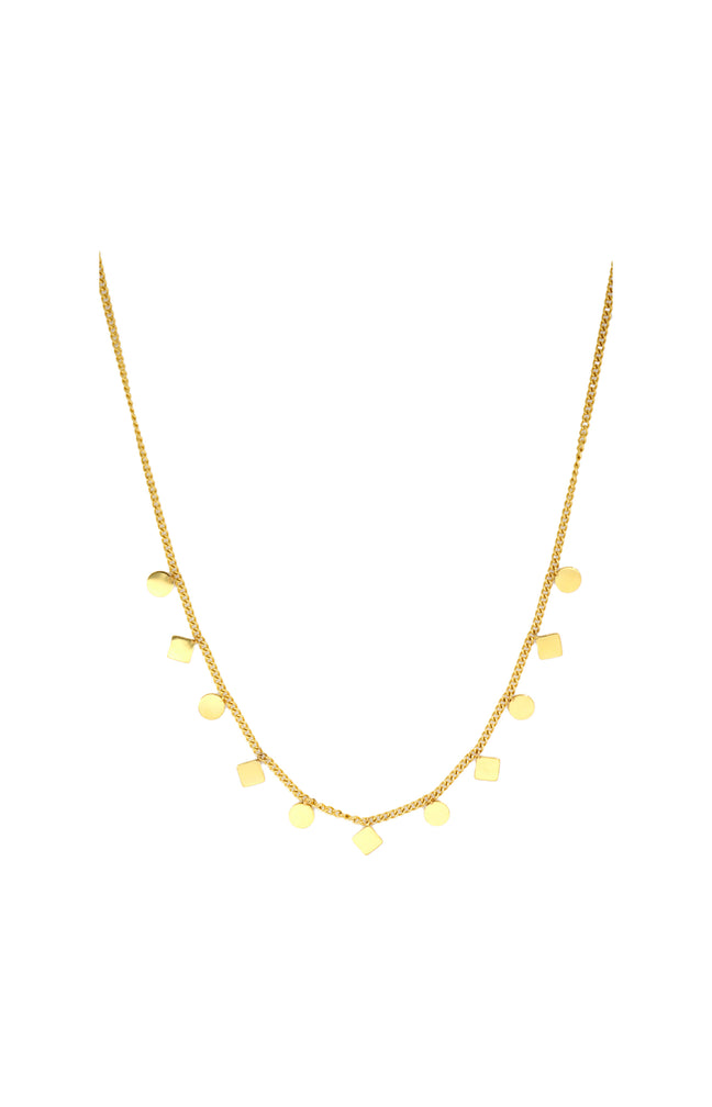 Collier Jessica - Acier inoxydable - Doré