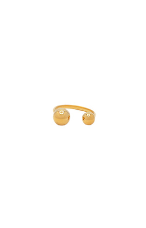 Bague Ajustable Isabella - Acier inoxydable - Doré