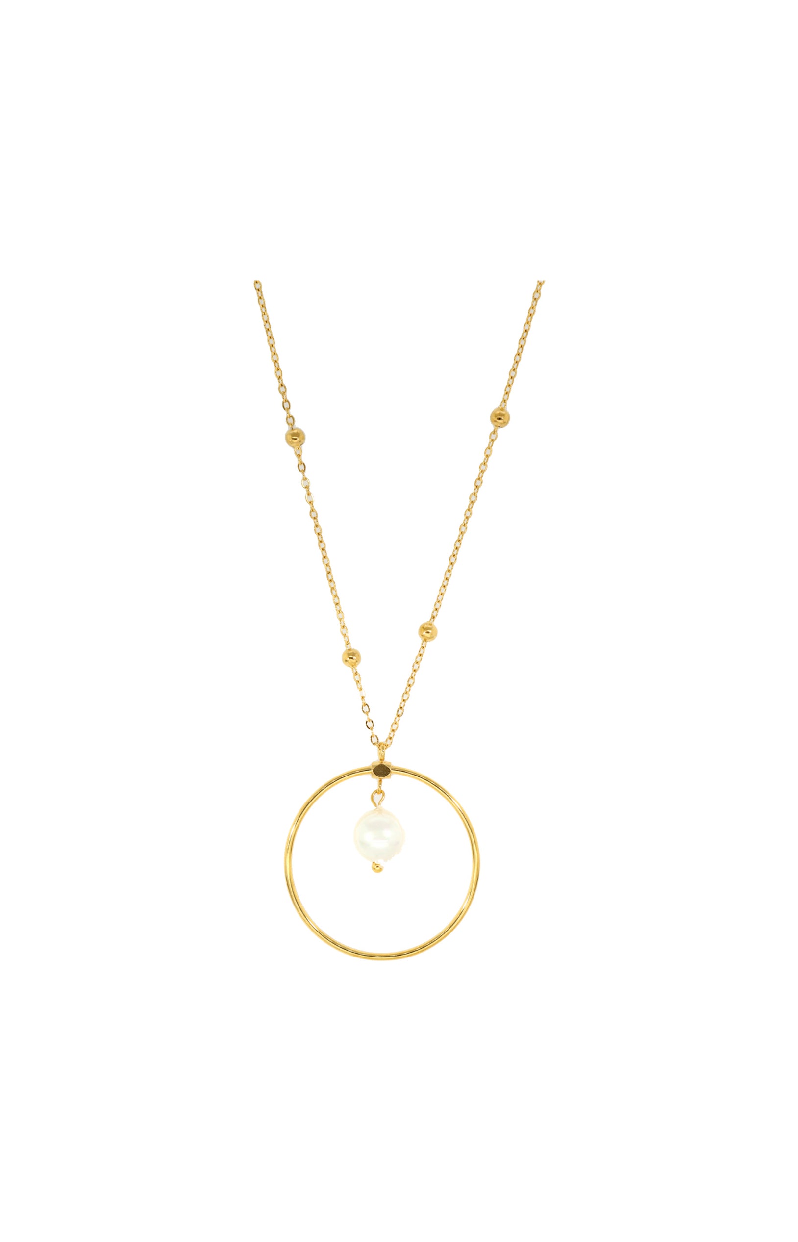 Collier Inès - Acier inoxydable - Doré