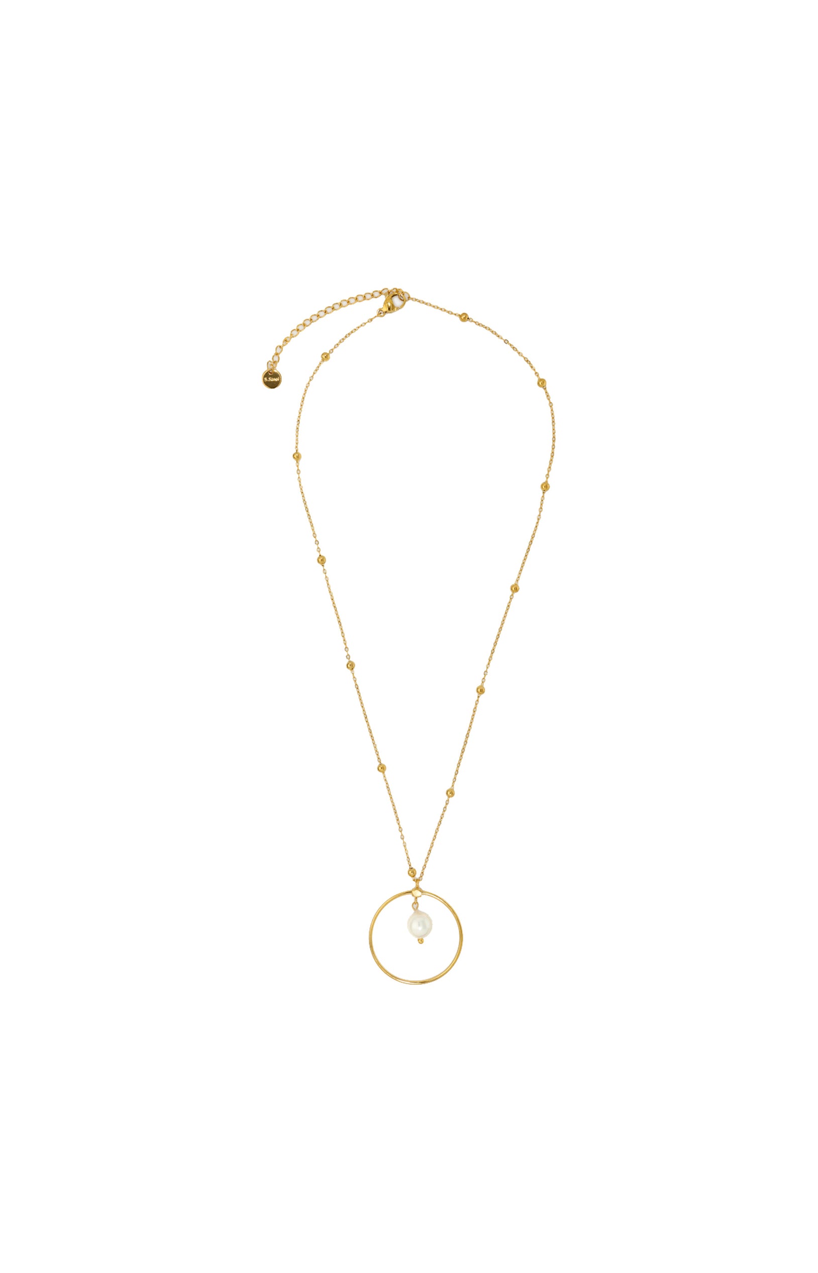 Collier Inès - Acier inoxydable - Doré