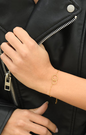 Bracelet Rina - Acier inoxydable - Doré