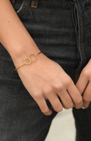 Bracelet Clarisse - Acier inoxydable - Doré