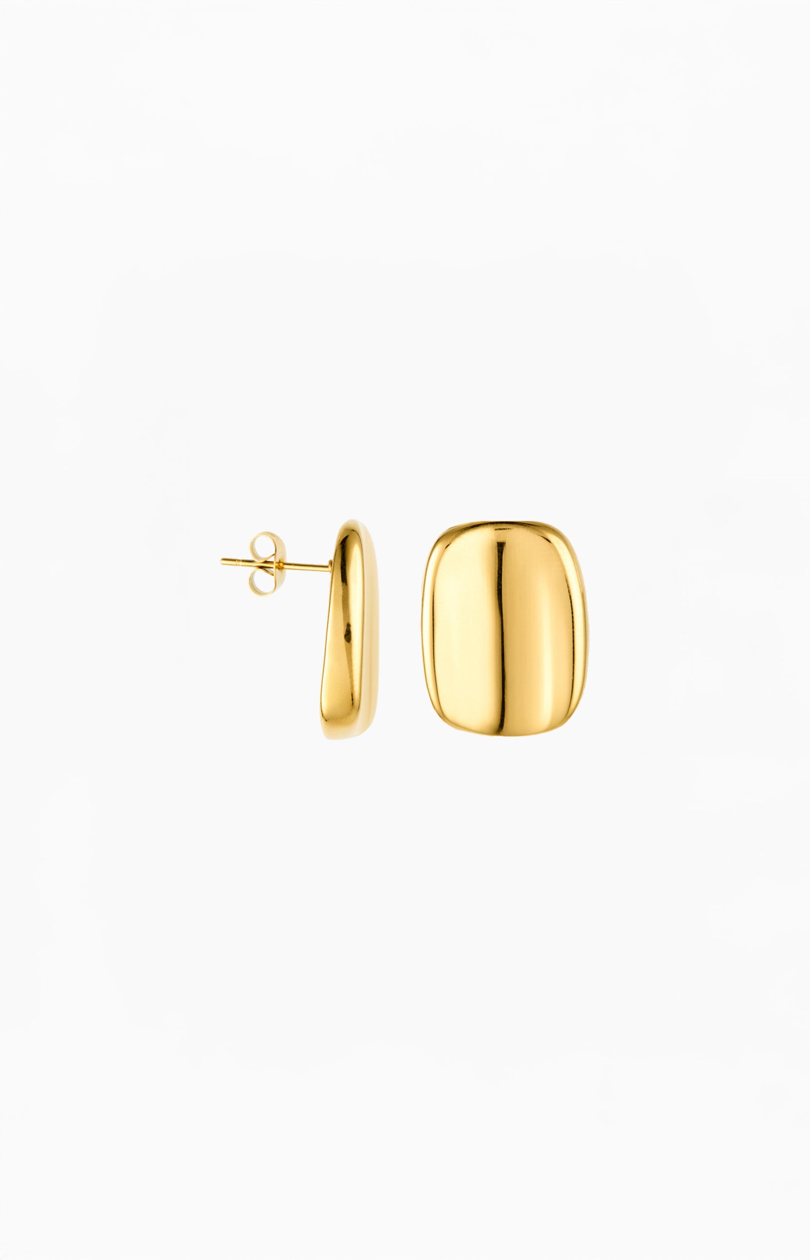 Boucles d'Oreilles Meline - Acier inoxydable - Doré