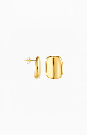 Boucles d'Oreilles Meline - Acier inoxydable - Doré