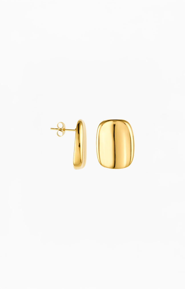 Boucles d'Oreilles Meline - Acier inoxydable - Doré
