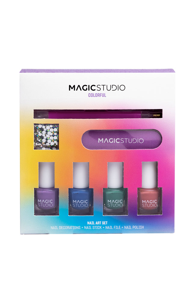 Kit nail art - Multicolore - 7 produits