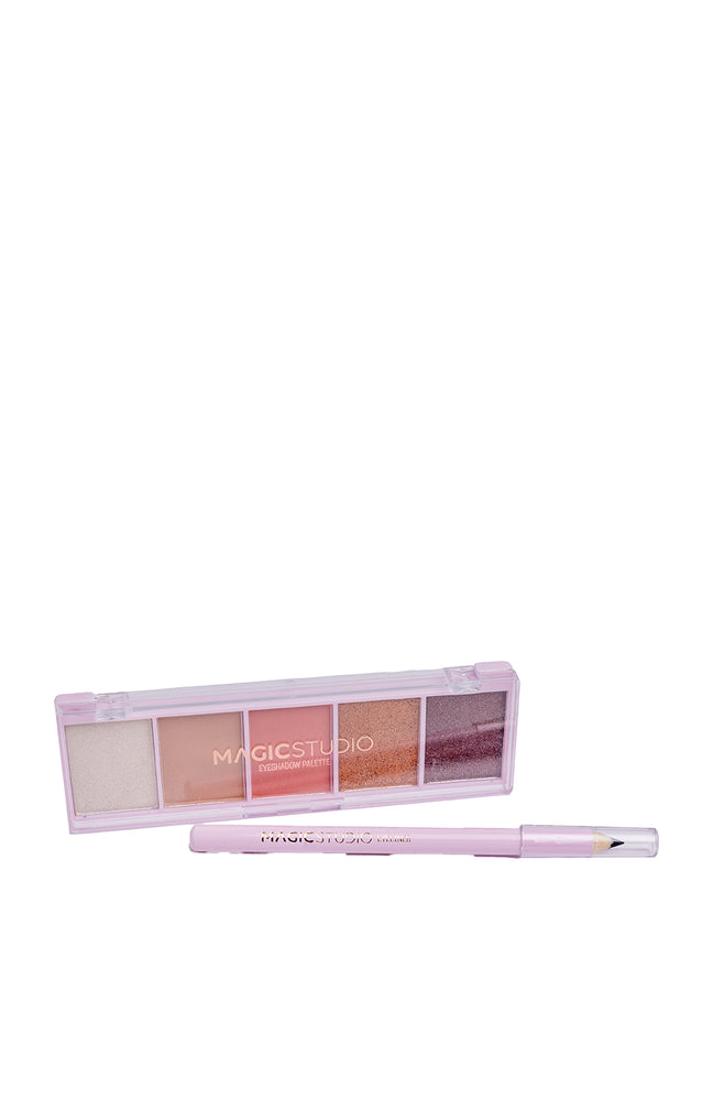 Coffret crayon eyeliner & palette de 5 ombres à paupières - Coquette