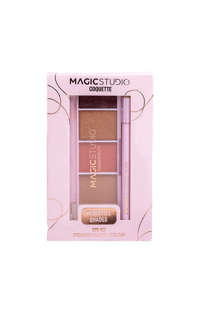 Coffret crayon eyeliner & palette de 5 ombres à paupières - Coquette