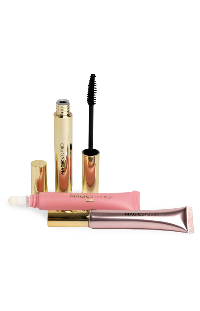 Coffret maquillage glowy - Teint & yeux - 3 produits