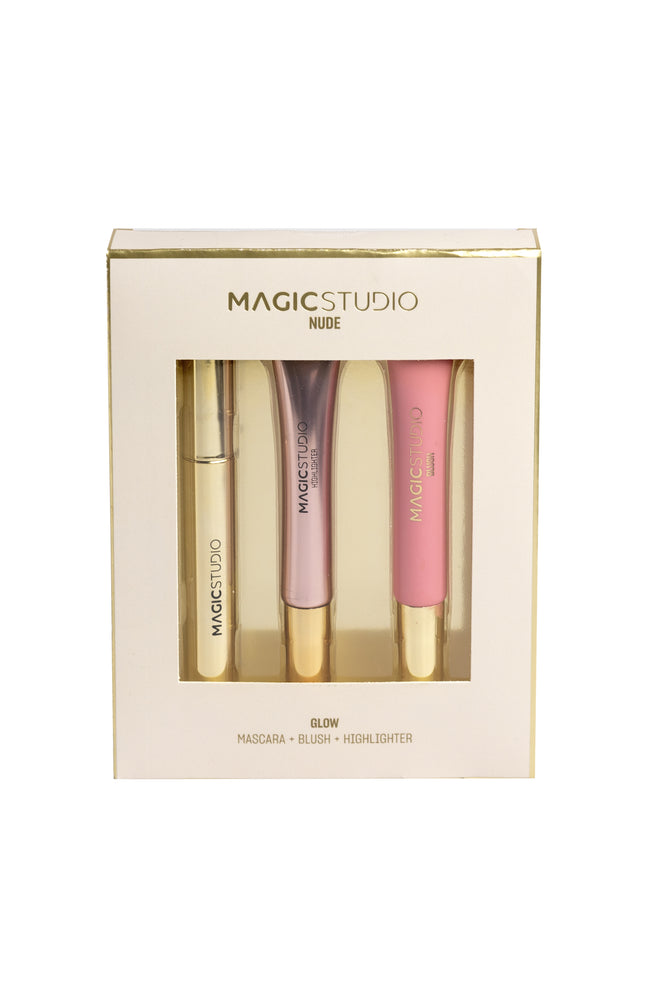 Coffret maquillage glowy - Teint & yeux - 3 produits
