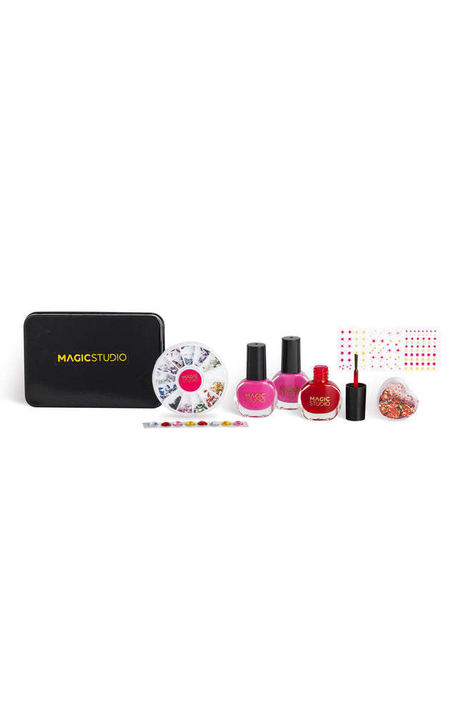 Coffret nail art complet - Vernis à ongles & accessoires - 8 produits