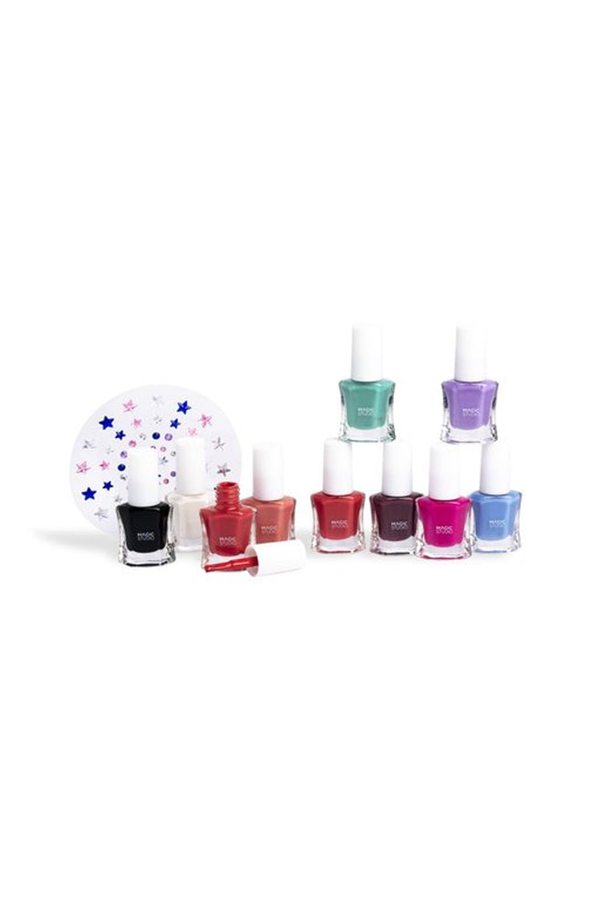 Coffret nail art - Vernis à ongles & accessoires - 11 produits
