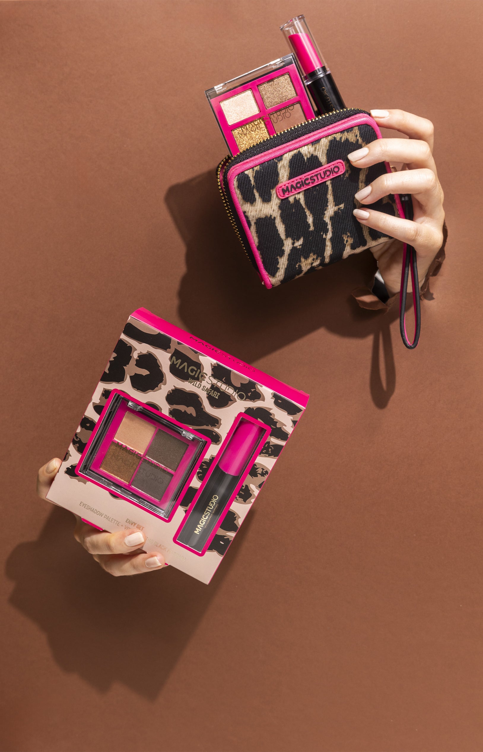 Coffret mascara & palette - Pink safari Envy