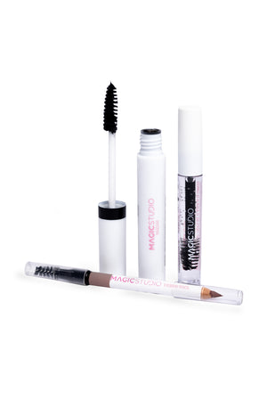 Coffret maquillage yeux - Gel, crayon à sourcils & mascara - 3 produits