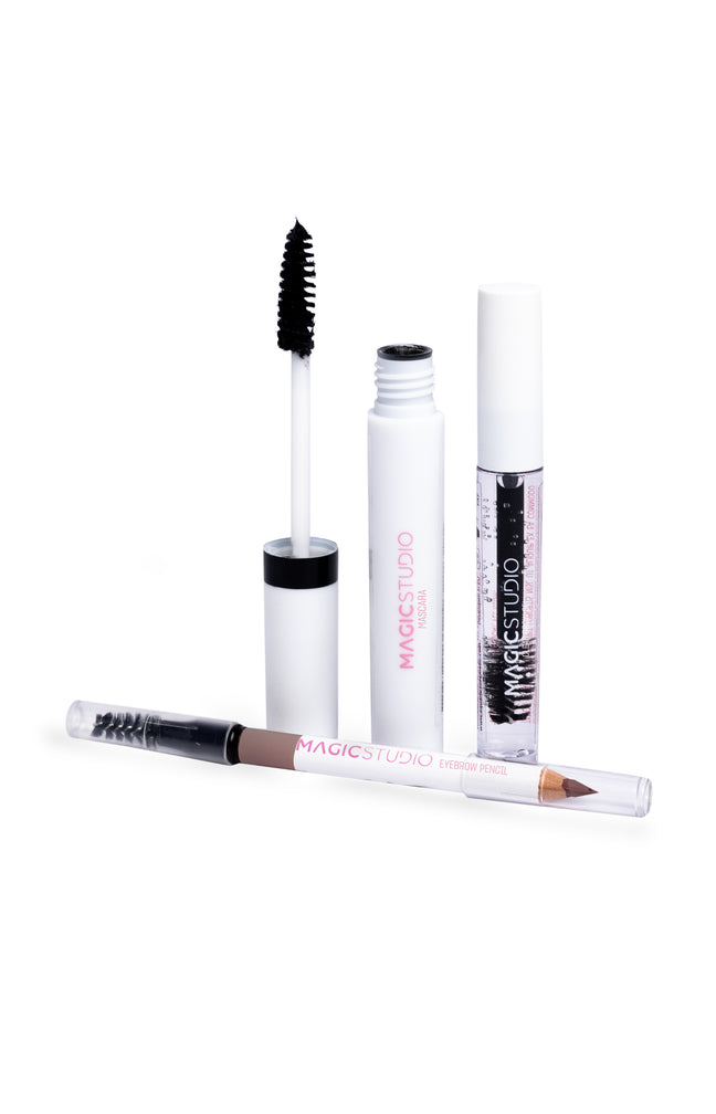 Coffret maquillage yeux - Gel, crayon à sourcils & mascara - 3 produits