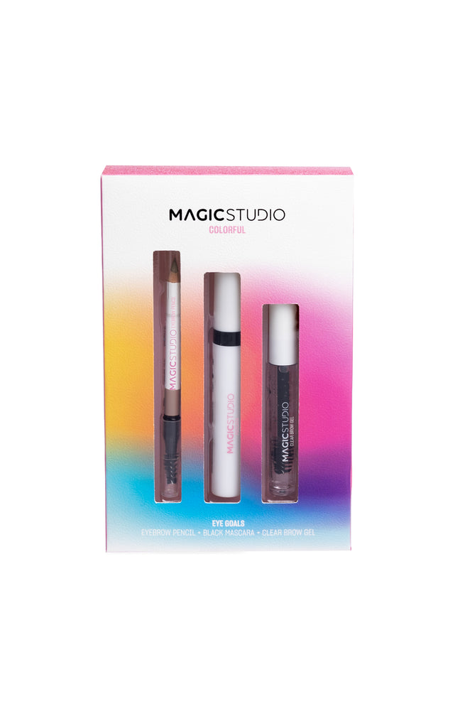 Coffret maquillage yeux - Gel, crayon à sourcils & mascara - 3 produits