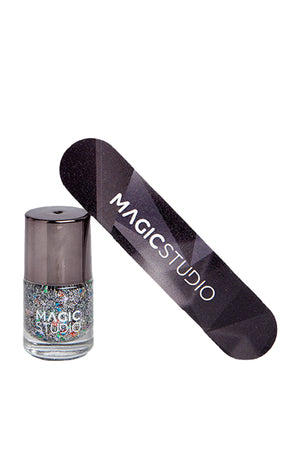 Coffret vernis & lime à ongles - Black Crystals