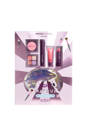 Coffret maquillage - Teint, yeux & lèvres - 6 produits