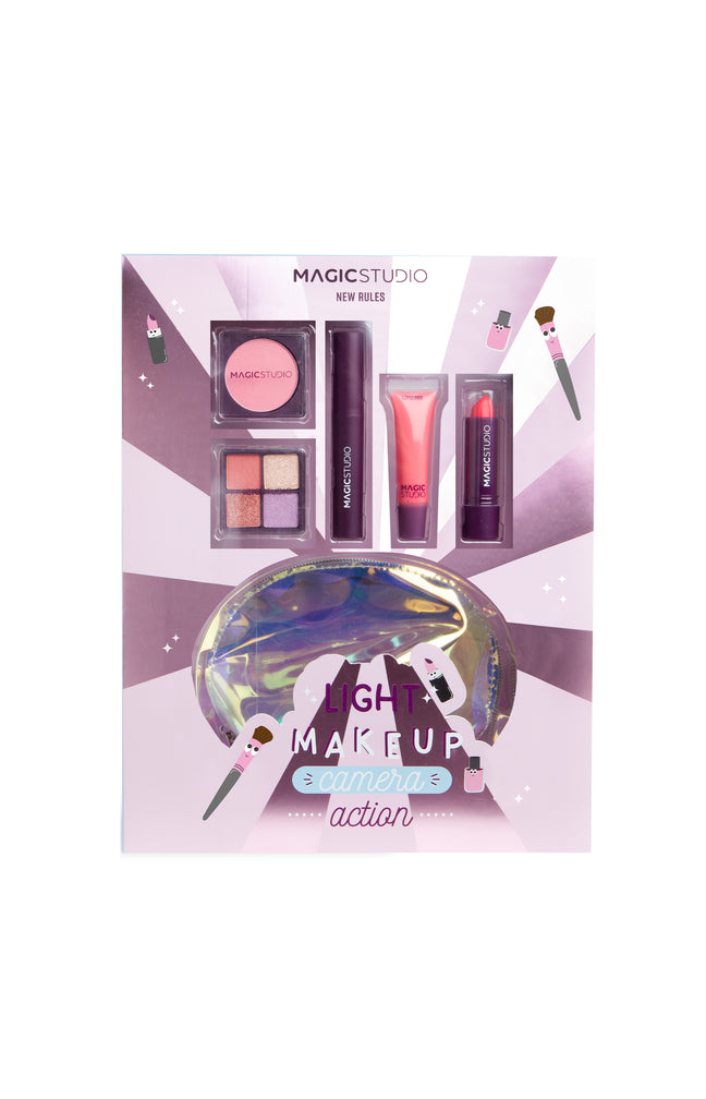 Coffret maquillage - Teint, yeux & lèvres - 6 produits