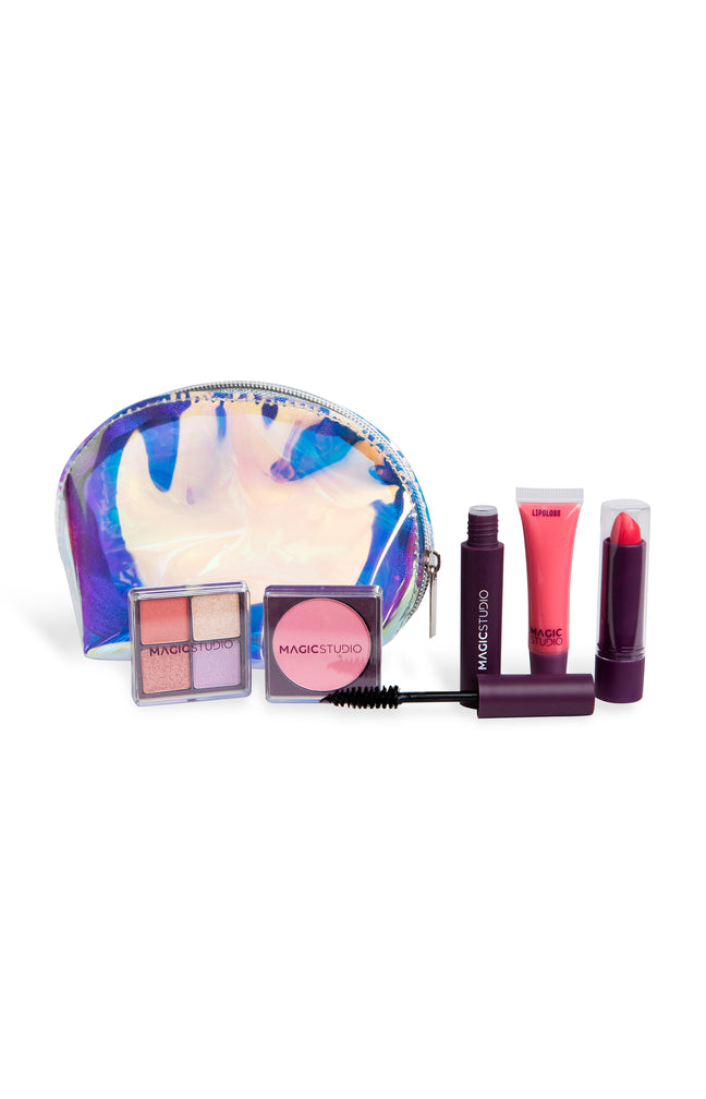 Coffret maquillage - Teint, yeux & lèvres - 6 produits