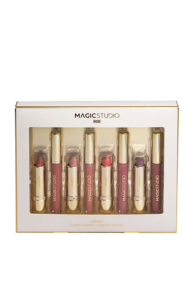 Coffret rouges à lèvres - Nudes Lips Duo - 8 produits